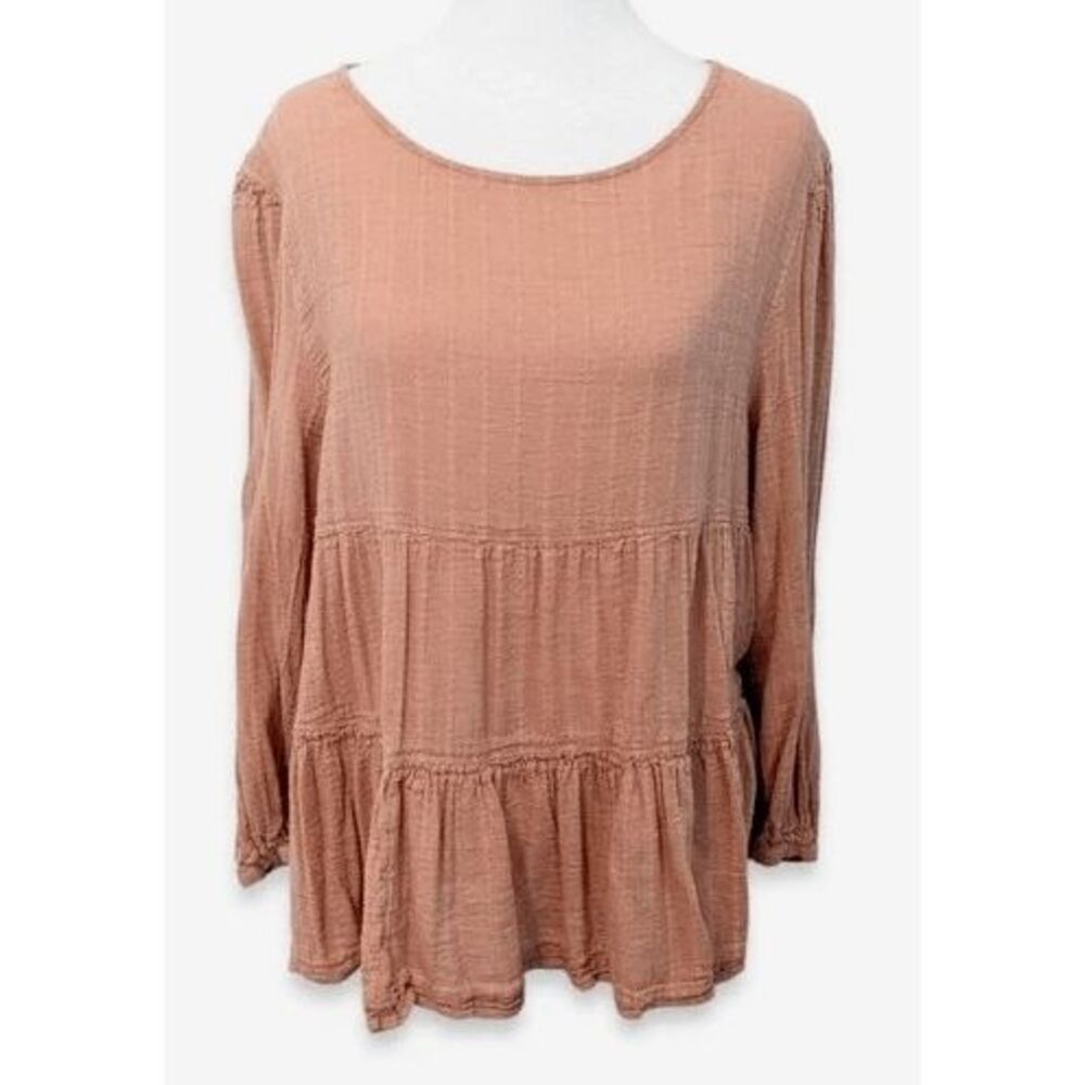 American Eagle‎ Boho Babydoll Tiered Top Flowy Large